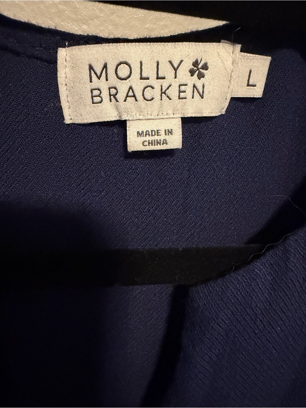 Molly Bracken Deep Navy Tiered Maxi Dress